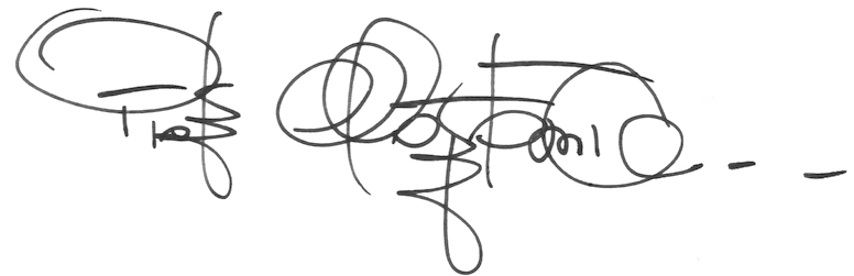 Piotr Wojtowicz — handwritten signature
